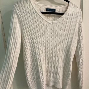 Karen Scott Women’s White Sweater